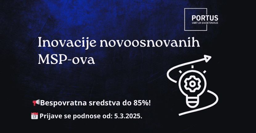Bespovratna sredstva za inovacije MSP-ova do 140.000 EUR