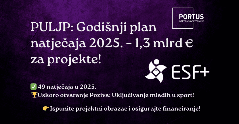 PULJP godišnji plan natječaja 2025 – 1,3 milijarde eura za projekte