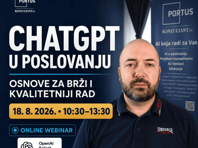 CHATGPT U POSLOVANJU: OSNOVE ZA BRŽI I KVALITETNIJI RAD