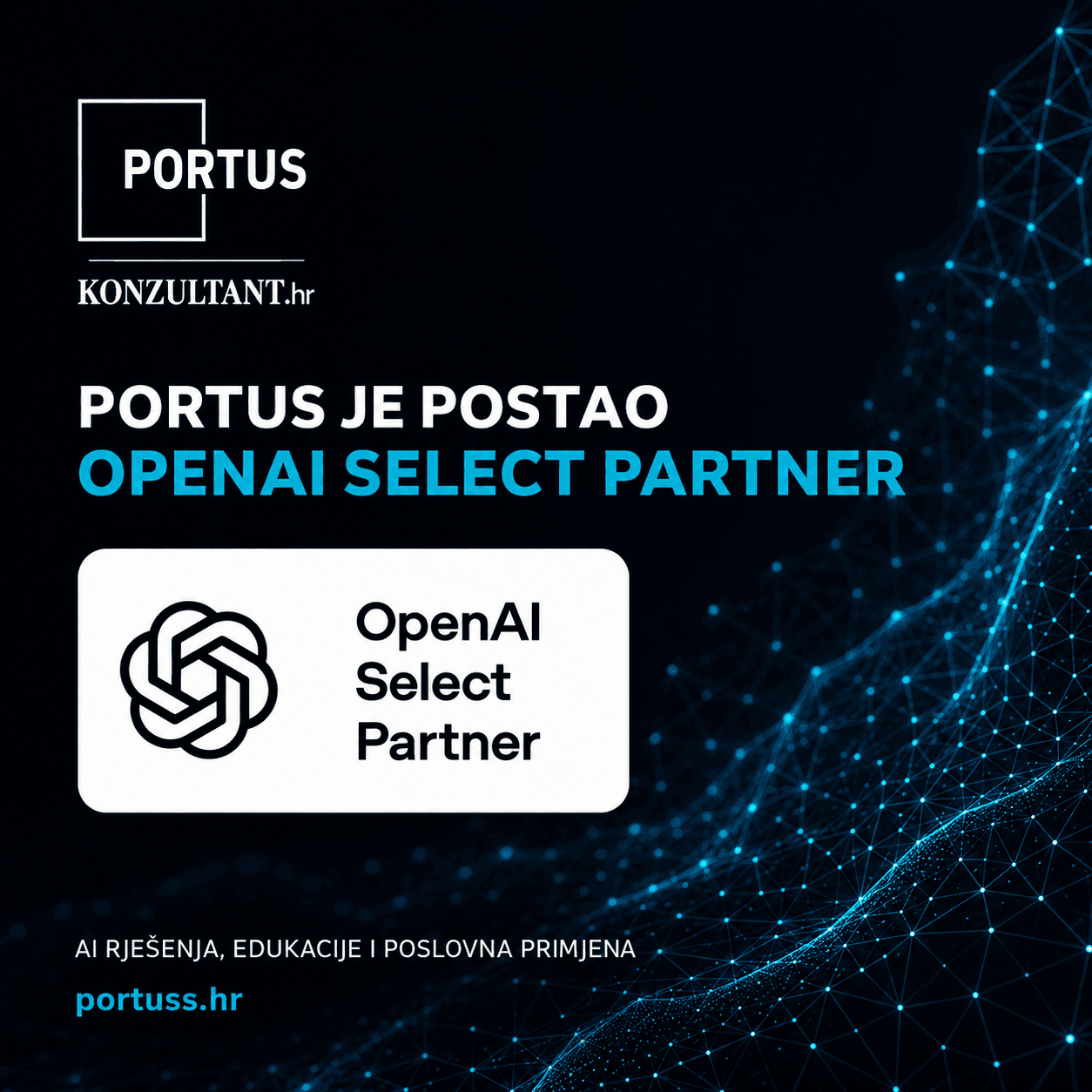 PORTUS postao OpenAI Select Partner